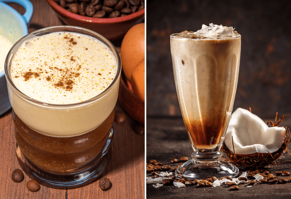 Egg coffee and coconut coffee are two standout beverages in Vietnam (Source: Canva)